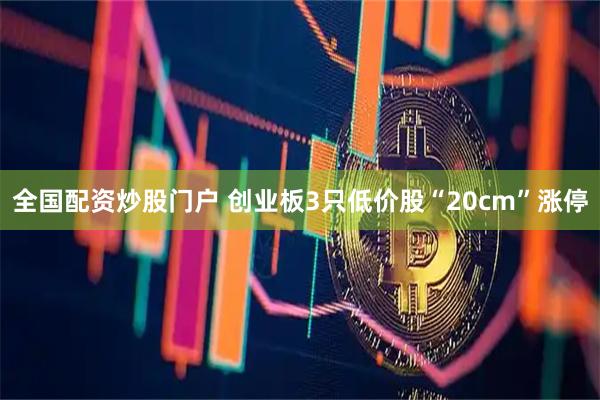 全国配资炒股门户 创业板3只低价股“20cm”涨停