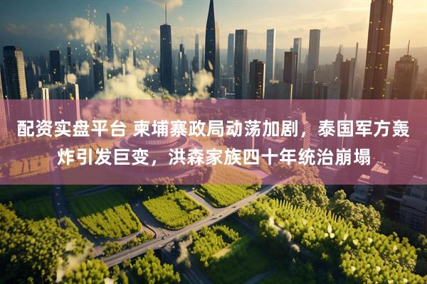 配资实盘平台 柬埔寨政局动荡加剧，泰国军方轰炸引发巨变，洪森家族四十年统治崩塌